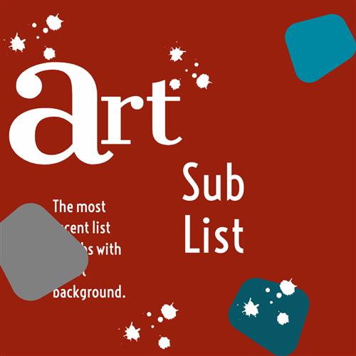 Art sub list  